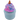 Colorful ice cream slime with a waffle cone on top handmade by marisa