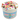 A container of 'PARTY MILK' slime with colorful sprinkles and chocolate chunks on top, with a label featuring cartoon images and party-themed decorations. parakeet slimes shop