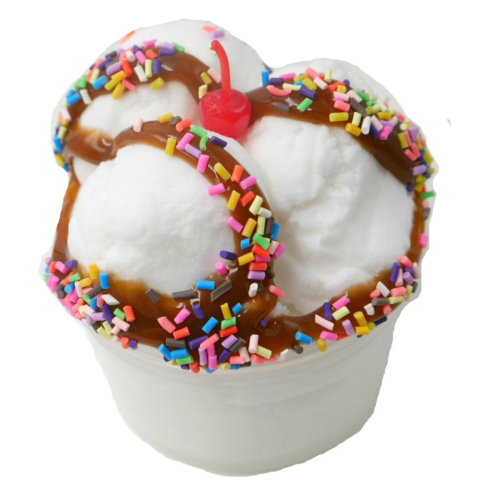 SPRINKLE FUDGE SUNDAE