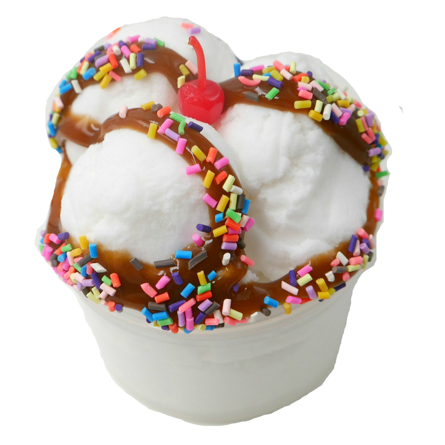 SPRINKLE FUDGE SUNDAE