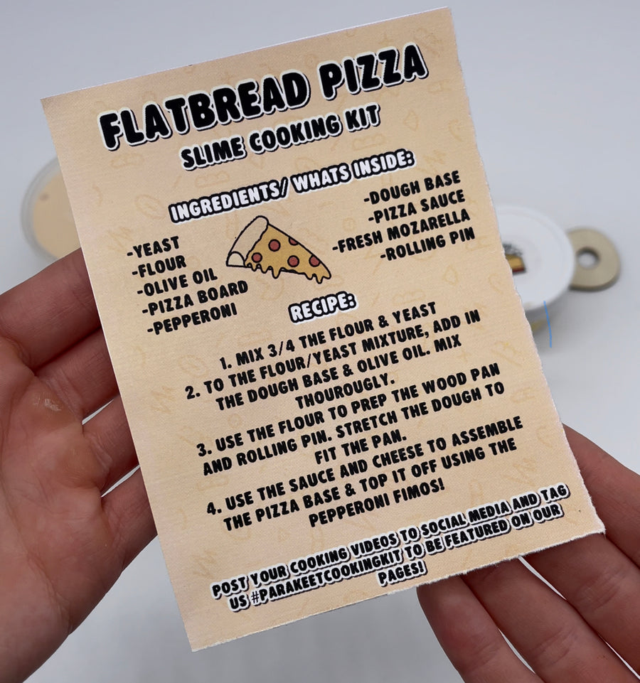FLATBREAD PIZZA SLIME COOKING KIT